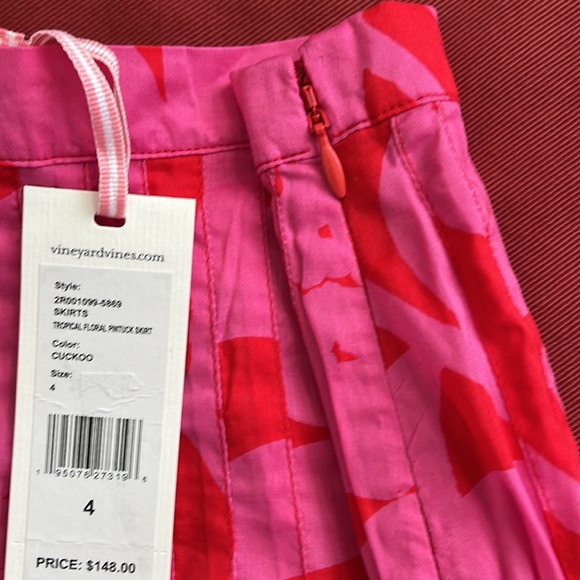 NWT VV floral smock skirt- size 4 - Picture 3 of 4